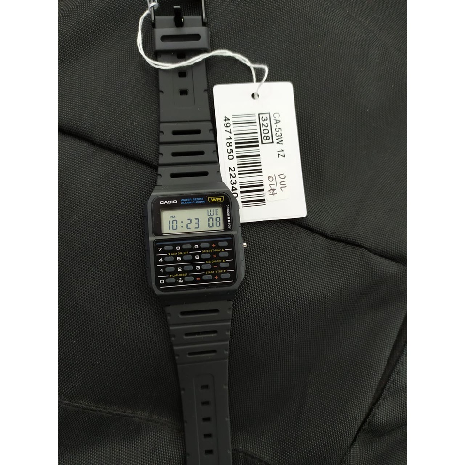 JAM TANGAN CASIO CA-53W- ORIGINAL -  CA53W KALKULATOR