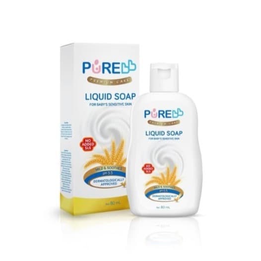 PURE - PURE BB LIQUID SOAP 80 ML DAN 230 ML / SABUN BAYI KULIT SENSITIF