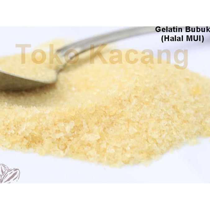 

Toko-Bahan-Kue- Gelatin Bubuk (Halal Mui) 250G -Terlengkap-Termurah-Dijamin.