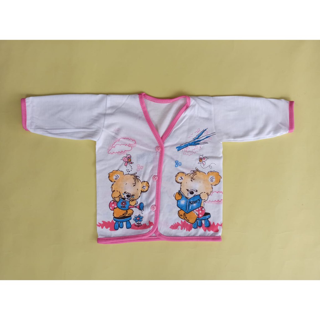 Boboko ~ 6 Pcs Baju Kancing Bayi Lengan Panjang, Pakaian Bayi Laki-laki &amp; Perempuan ~ Sahabi