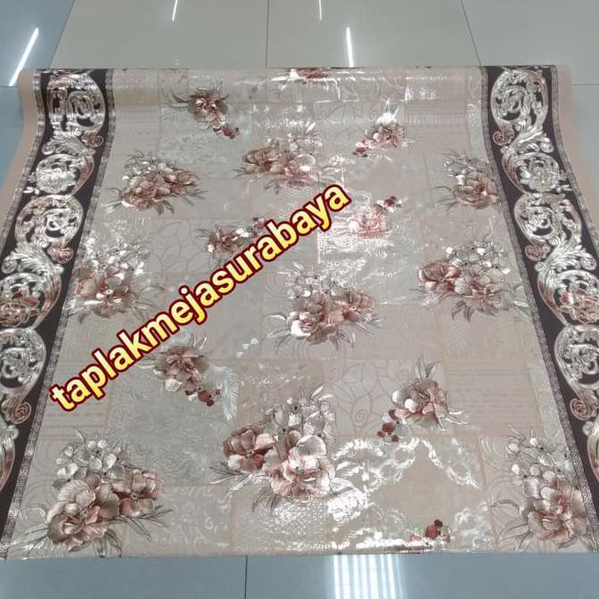 BEST Taplak Meja Meteran - Taplak Meja Makan Gold Mewah