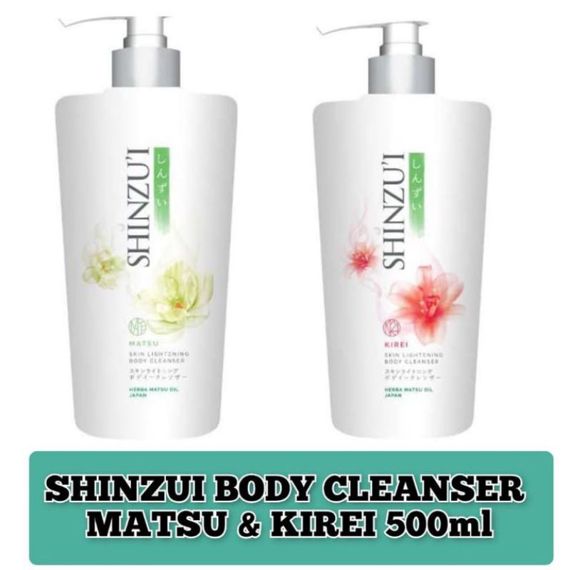 Shinzui Matsu & Kirei Body Cleanser 500 Ml Sabun Cair Shinzui 500 Ml Botol Pump