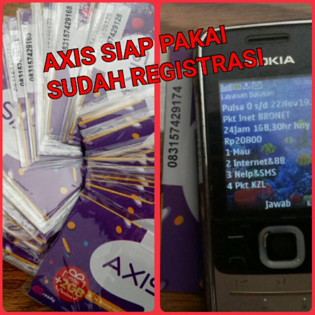 PERDANA AXIS SUDAH LANGSUNG ON AKTIF  ^_^