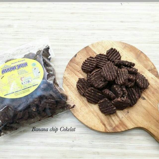 Keripik Pisang Lampung Askha Jaya Chip Cokelat