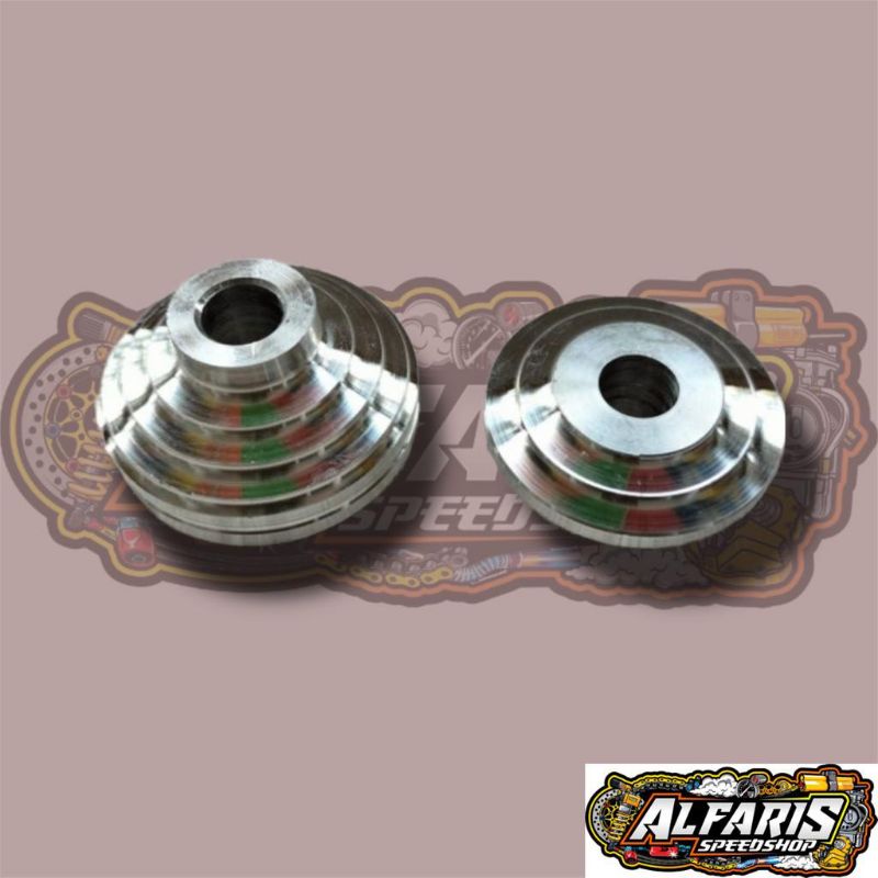 TUTUP GEAR BOX HONDA ALMUNIUM CNC BOSHING TROMOL DEPAN HONDA BEAT VARIO SCOOPY SPACY BEAT STREET ALMUNIUM CNC 1 SET SEPASANG