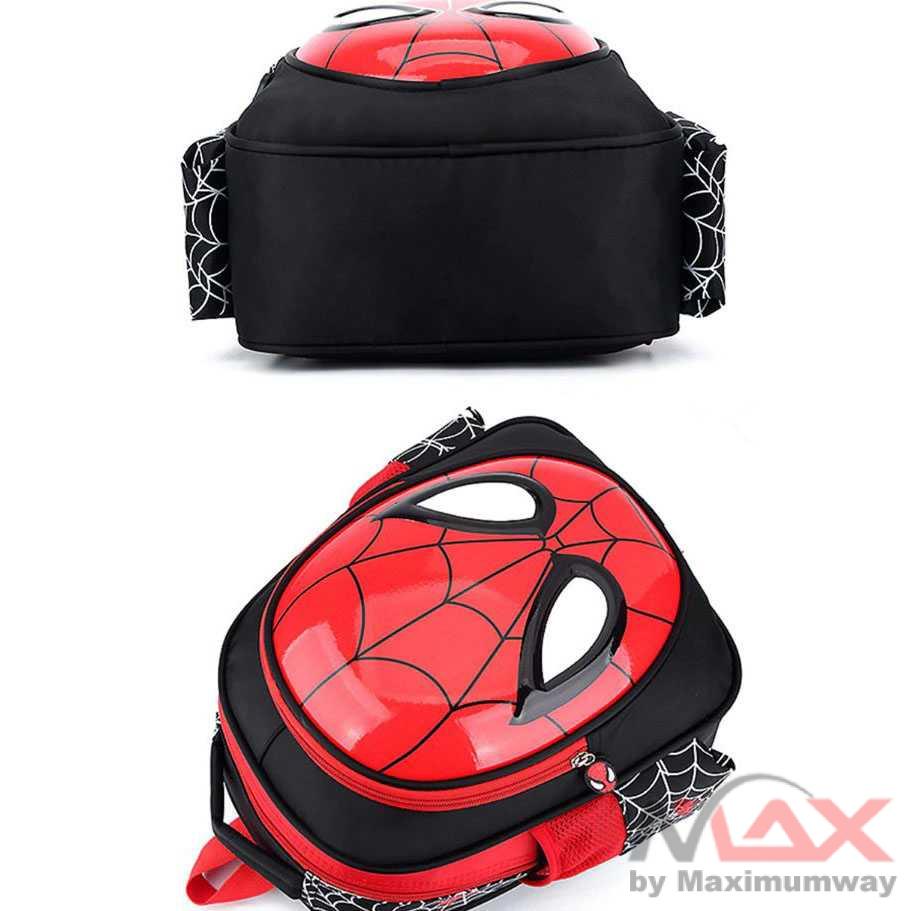 KAFVNIE Tas Ransel Sekolah Anak Backpack Model Spiderman - 1801 Warna Dark Blue