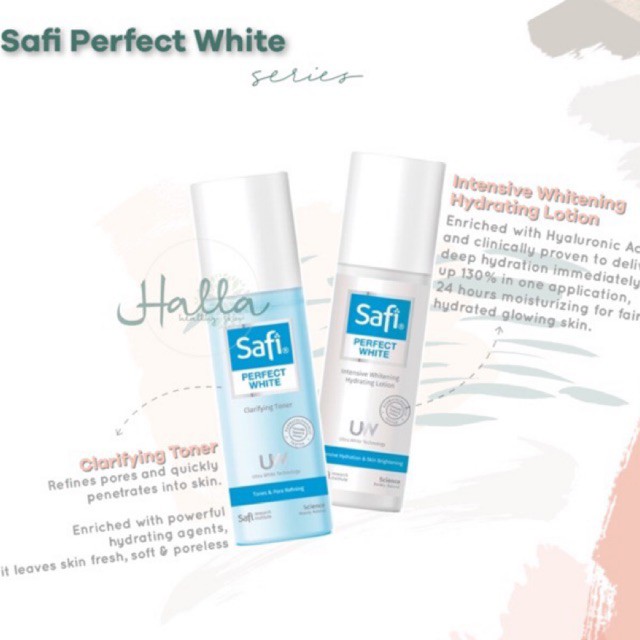 Safi Malaysia | Safi Perfect White Toner 100ml & Safi Perfect White Hydrating Lotion 150ml