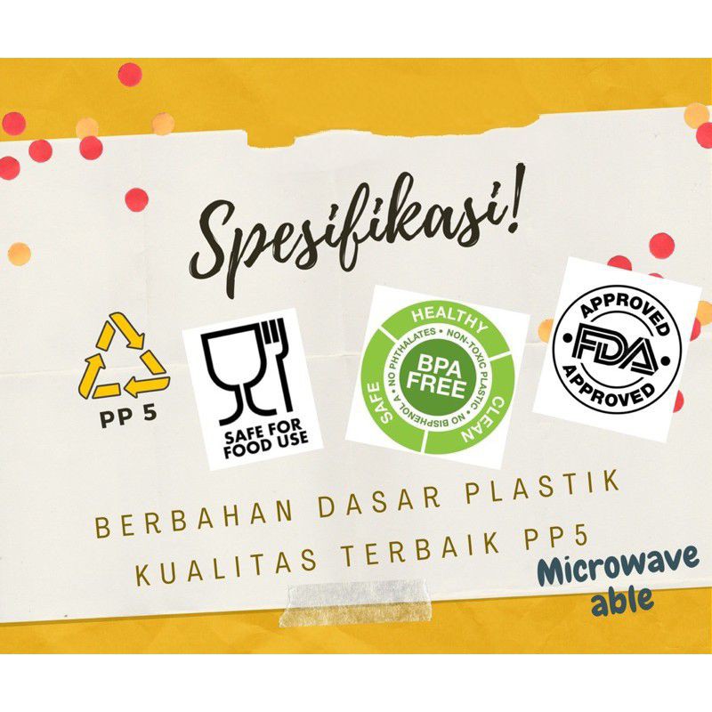 termurah mangkok tutup Hoya tahan panas / anti panas (Microwave reheatable)bpa free