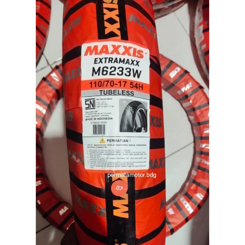 Ban Maxxis 110/70 17 Extramaxx M6233W