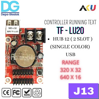 POWERLED TF-LU20 Controller Running Text Promo Murah - J13