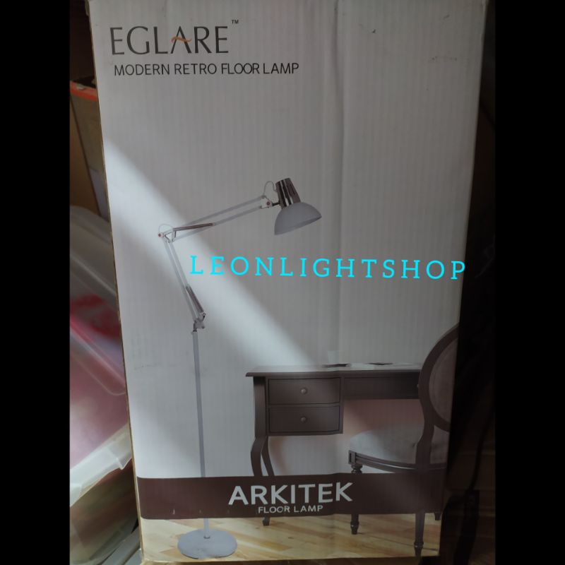 EGLARE ARKITEK LAMPU LANTAI STANDING E-27/ACE FLOOR LAMP E-27/ACE LAMPU HIAS STANDING SUDUT SOFA