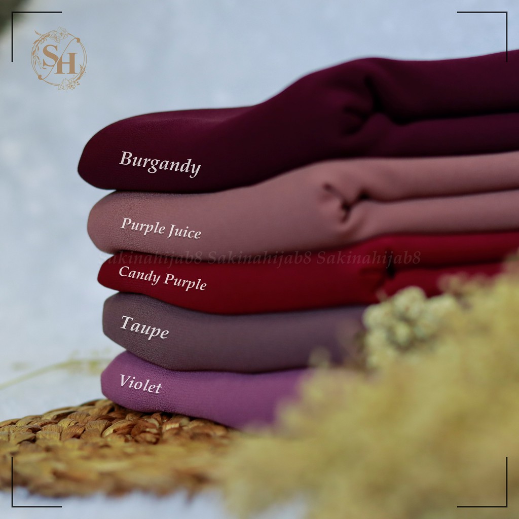 PROMO Pashmina Ceruty Babydoll 200x75 cm jahit tepi CHAPTER1-8