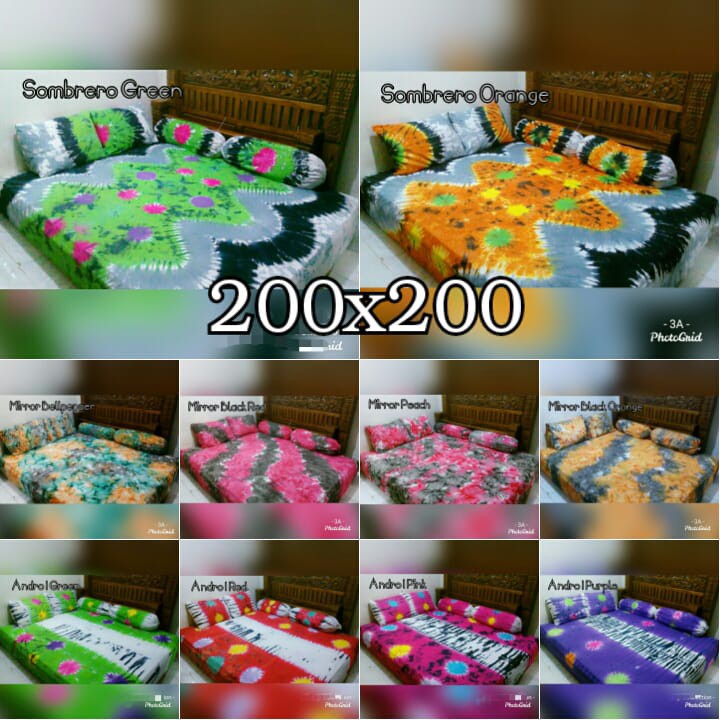 Sprei Bali Tiedye Katun 200x200