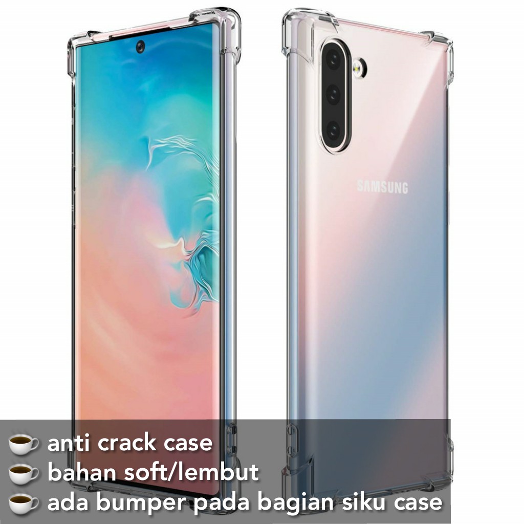 SOFT Anti crack SAMSUNG NOTE 20 / NOTE 10 / NOTE 10 PLUS / NOTE 9 / NOTE 8 / NOTE 5 / NOTE 4 / NOTE 3 / NOTE 2 CASE SAMSUNG