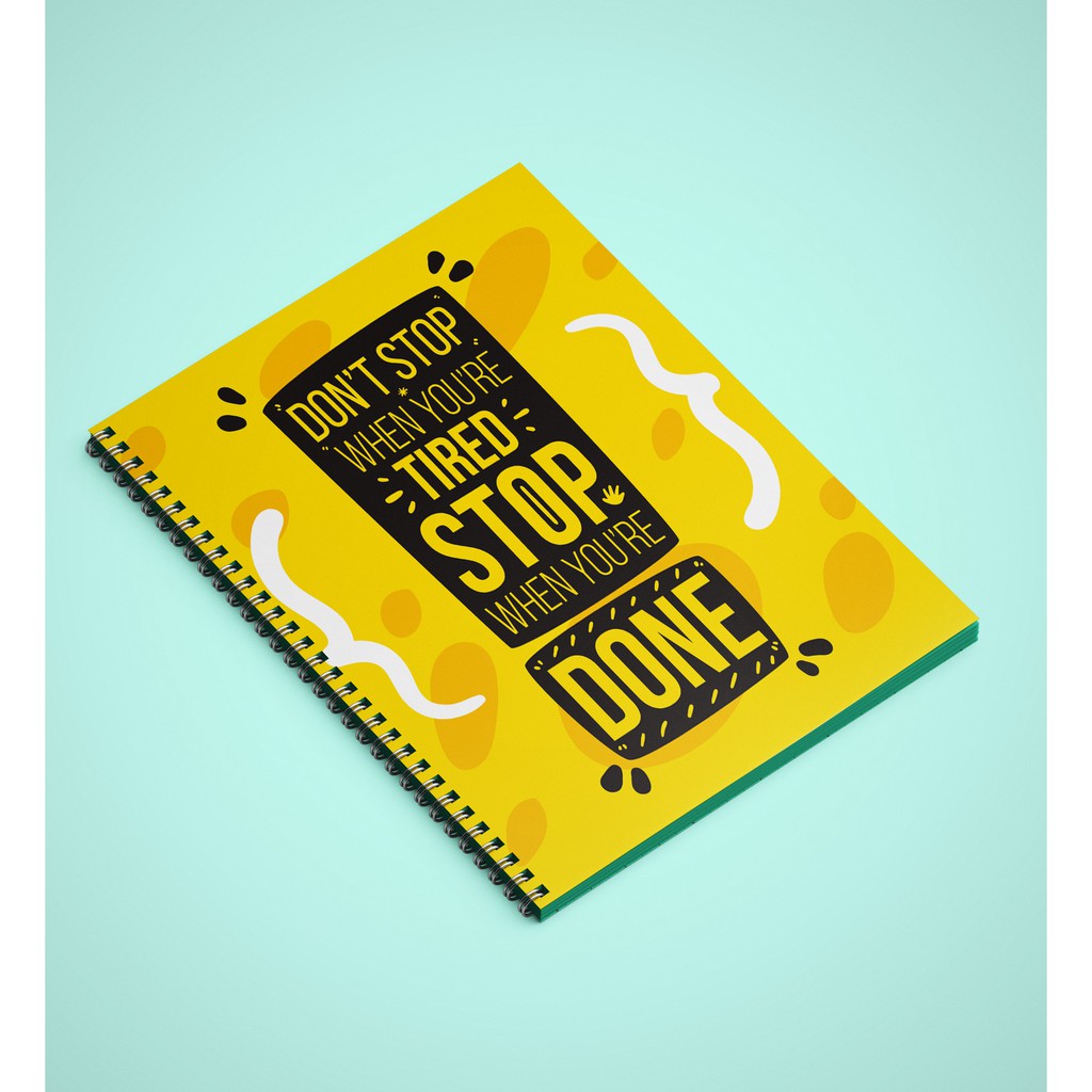 

CETAK NOTEBOOK QUOTE A5 SPIRAL FREE CUSTOM