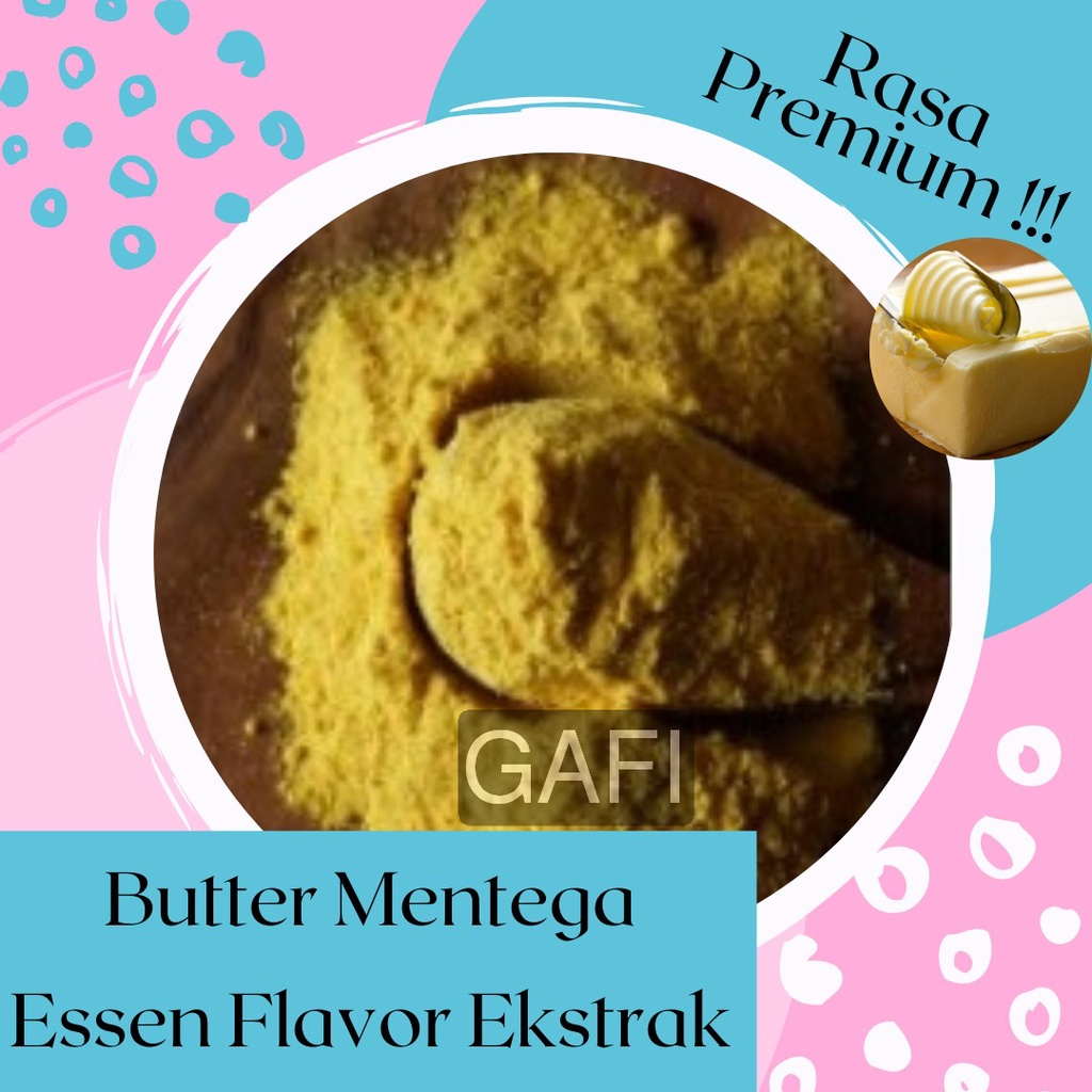 

Bubuk Essen Butter Mentega 1/2Kg Tepung Essen Flavor Ekstrak Butter Mentega Powder 500Gr Murah Premium Aneka Instan Asli Enak Terbaik Essence Flavour Extract Halal Murni Original No Sugar No Creamer Pabrik Grosir Agen Distributor Toko Reseller Open