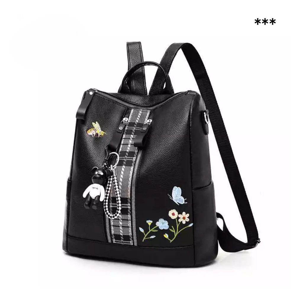 MBELLASHOP - 6588 - TAS BATAM - TAS IMPORT - RANSEL 3IN1 - RANSEL WANITA KULIT - RANSEL BATAM MURAHp