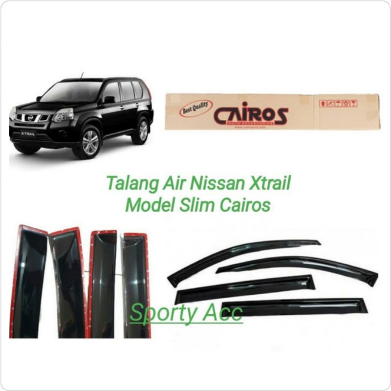 Talang Air Xtrail 2010-2014 Slim Merk Cairos