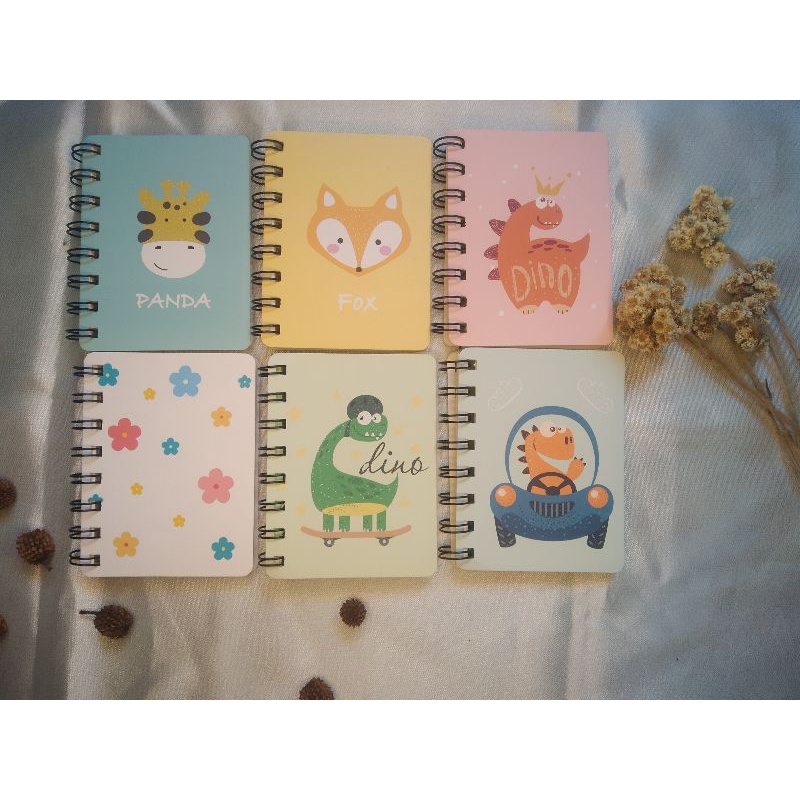

Notebook mini/Buku Spiral Mini Motif