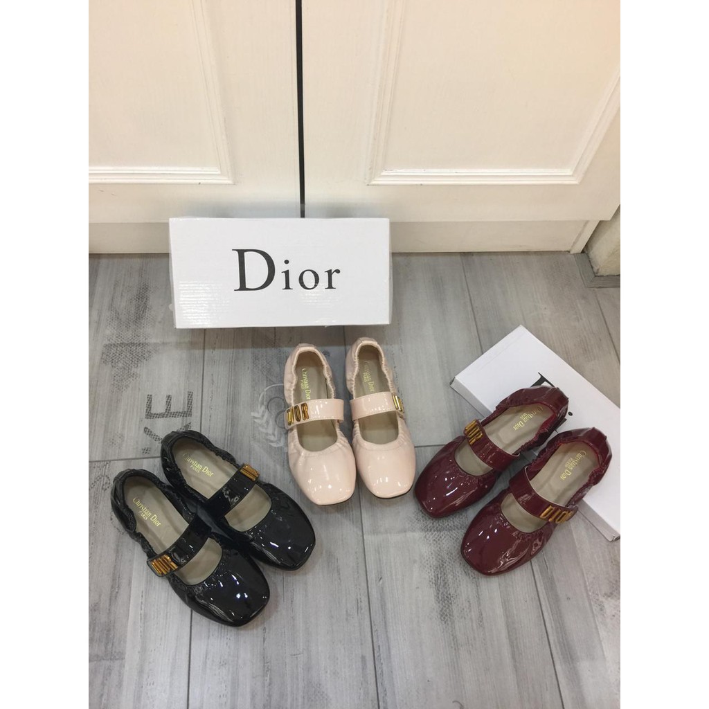 Sepatu Dior Baby-D Ballet Glossy Strap Seprem 1191-D