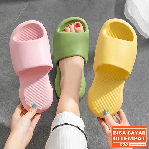 Sandal Jelly Bahan Karet Sandal Rumah Anti Slip Korean Jelly Slippers