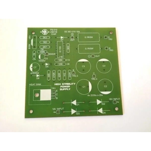 PCB 10A 9V-17V Stability PS-010