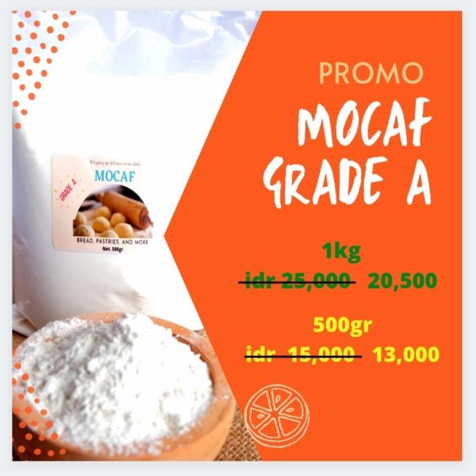 

Tepung Mocaf Premium (Grade A) 500gr
