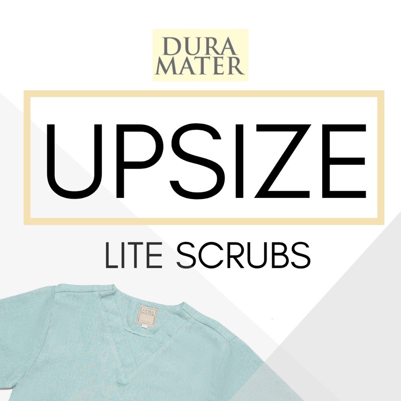 UPSIZE Lite Scrubs Baju Jaga xxl hingga xxxxl