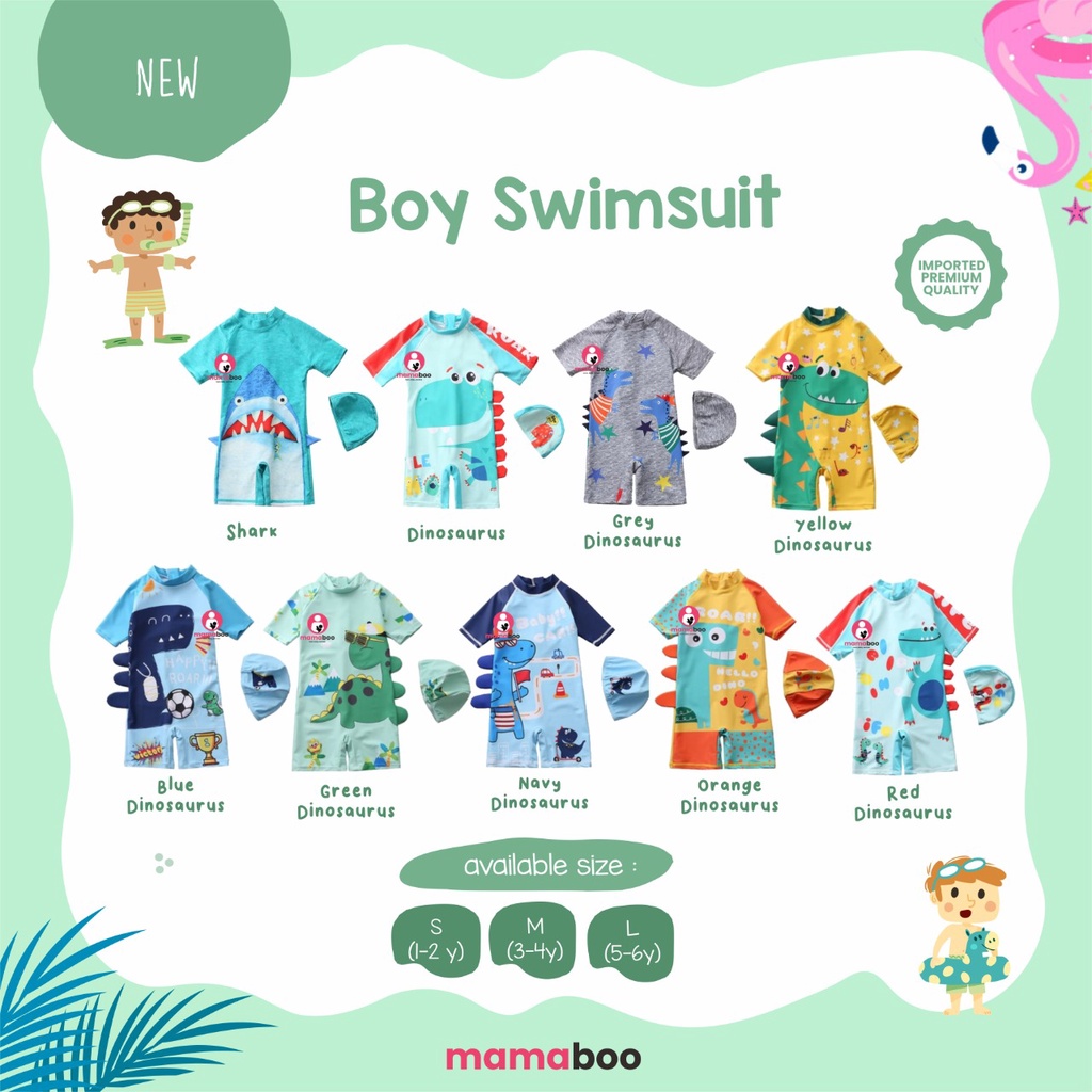 Boy Swimsuit - Animal