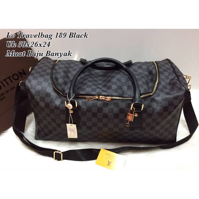 LV TRAVEL BAG TOP ZIPPER