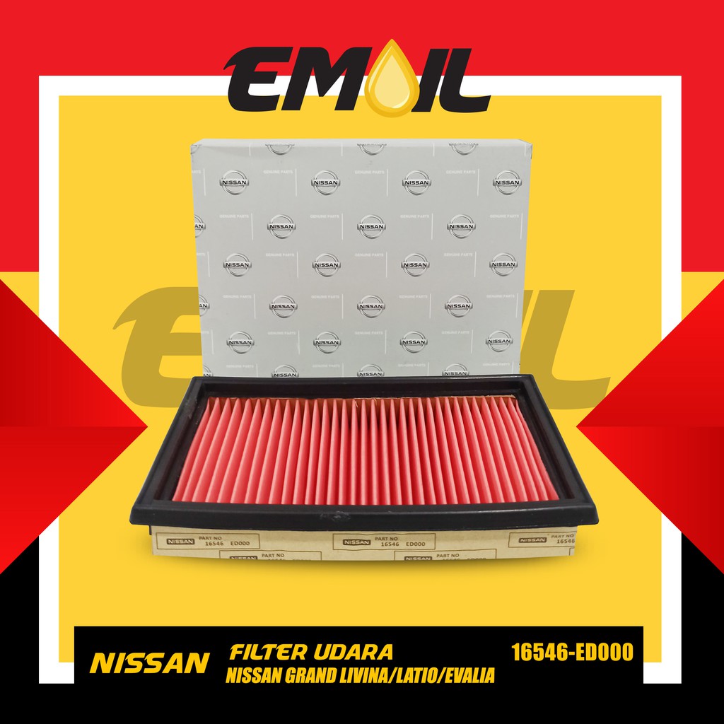 Filter udara nissan grand livina latio evalia 16546-ED000