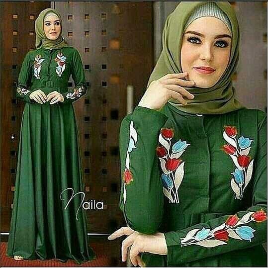 Baju Gamis NEW NAILA DRESS Dress Balotely Muslim Wanita Hijab Terbaru Termurah baju hamil