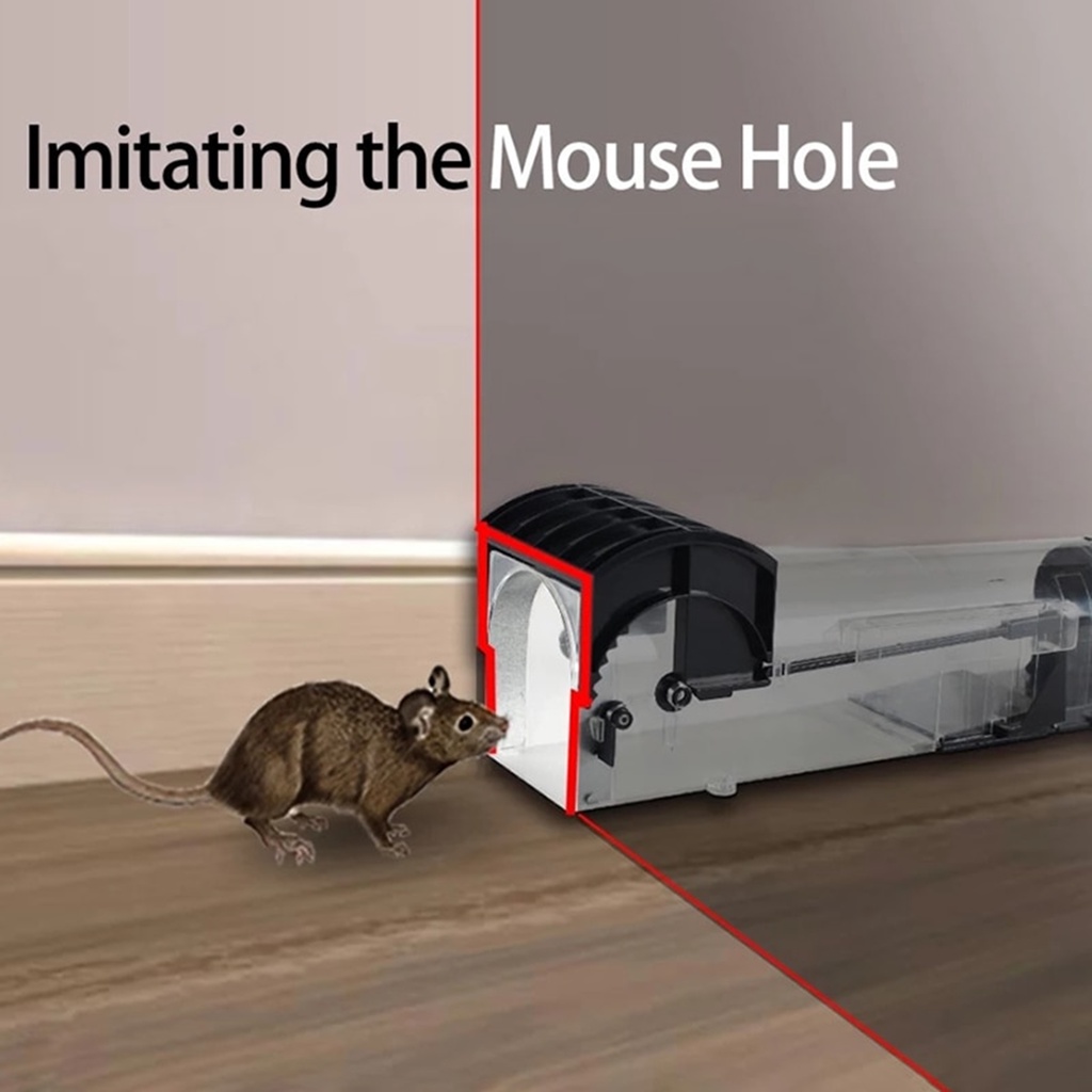 Jebakan Perangkap Senteg Tikus Curut Mini Kecil Mouse Trap Cage Tanpa Membunuh Melukai Modern