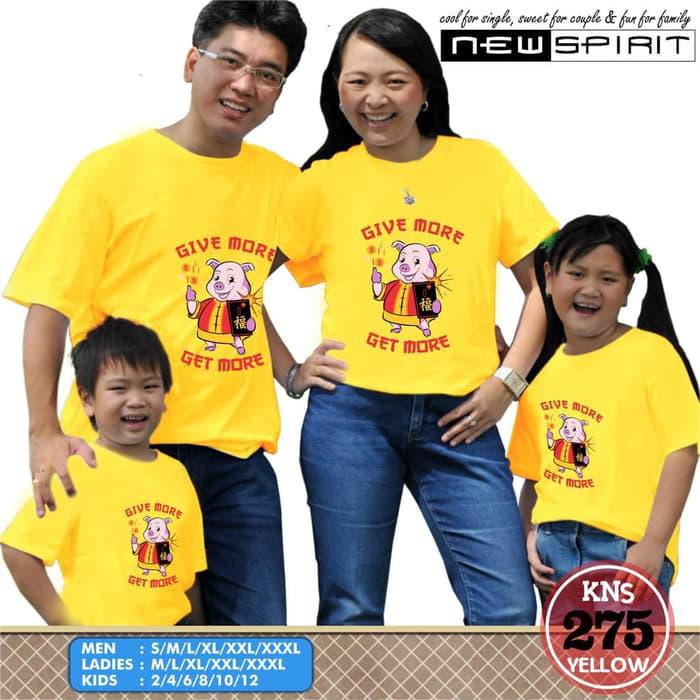 Sangat Laku Kaos Imlek/Baju Imlek/Couple Imlek/ Newspirit Kaos Imlek Couple Family