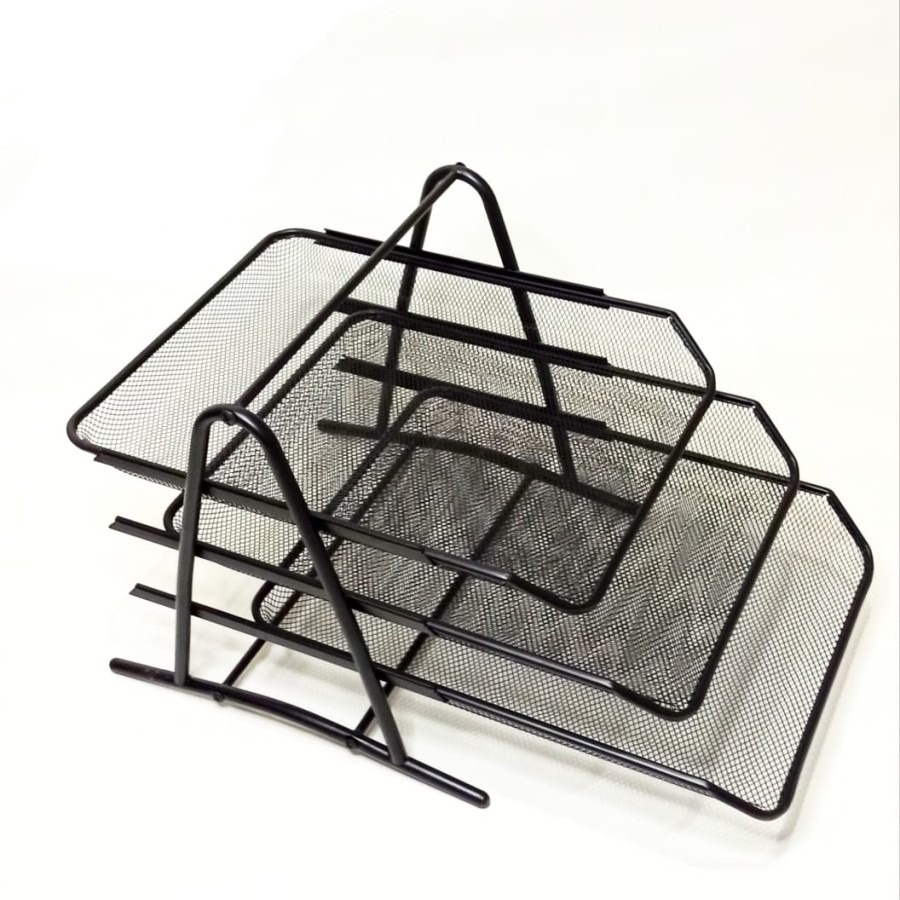 

Goodstore Letter Tray Besi 3 susun/Rak Dokumen /Rak Susun/Laci/Wadah Kertas