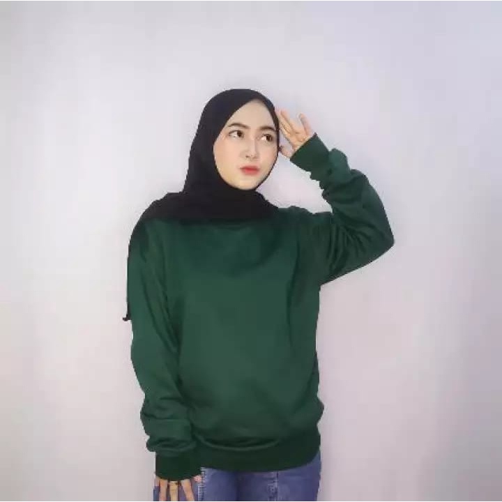 SWEATER_ID Basic Sweater Crewneck All Color Gramasi 240 Polos Unisex