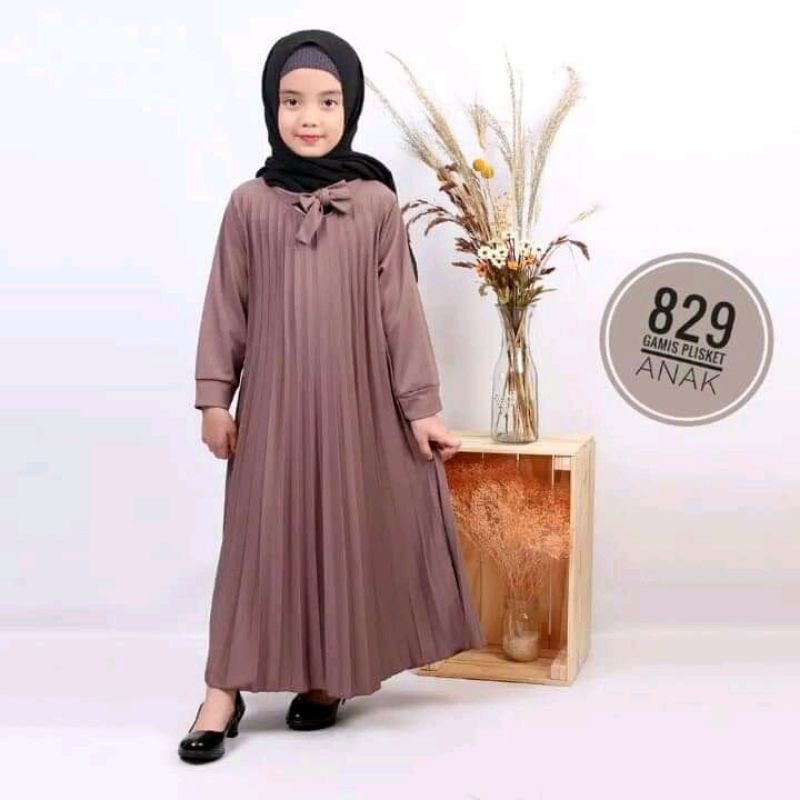 Gamis Anak | Gamis Plisket Anak | Gamis Anak Plisket | Gamis Plisket