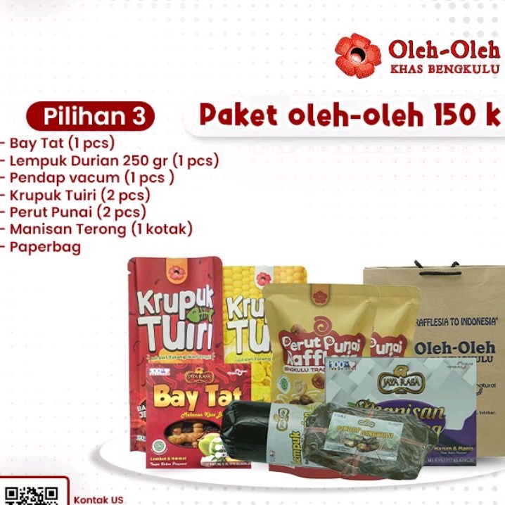 PAKET OLEH OLEH KHAS BENGKULU RP. 150.000