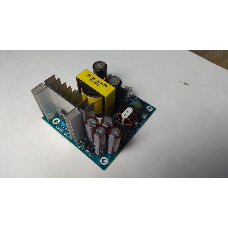 Trafo adaptor regulator switching 35 v CT 35 v 8 ampere extra 12 v dc