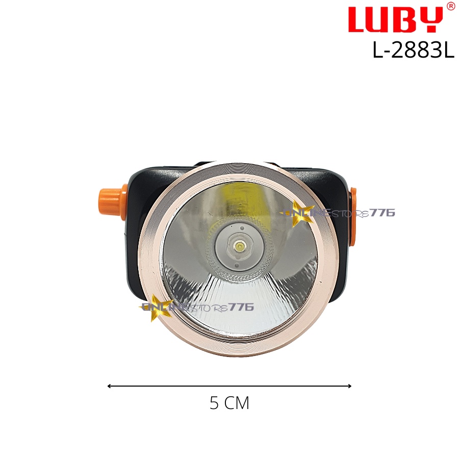 SENTER KEPALA / SENTER KEPALA LUBY L2883 / HEADLAMP LUBY L2883L / SENTER KEPALA RECHARGEABLE 10WATT / 10W