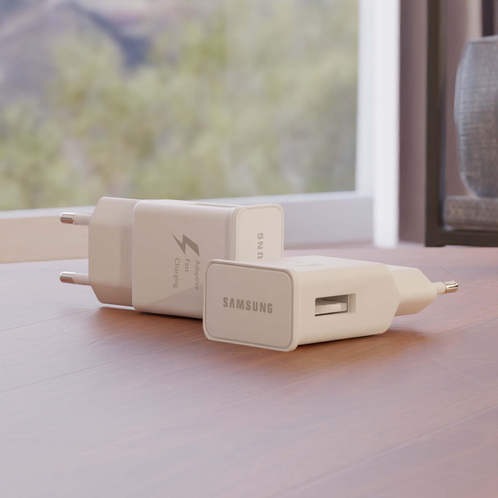 Grosir Charger Super Fast Charging SAMSUNG 100%  Original untuk Samsung AndrOI TIPE Micro  - Adaptor dengan 1 Kabel USB Micro