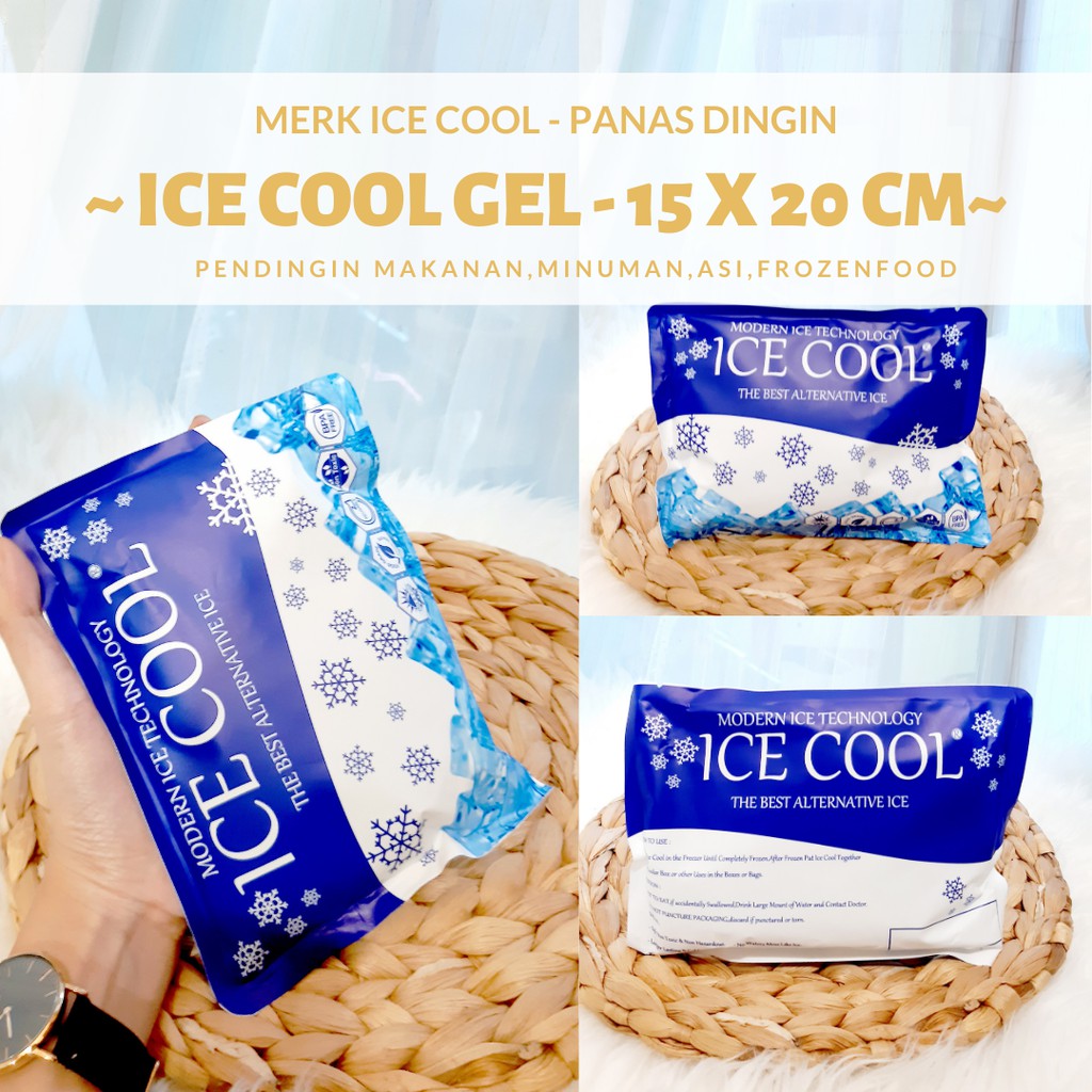 Ice Gell Asi Freezer  15x20 Cm Es Gel Pendingin  Ice Jell Pendingin Ice Gel Tahan Lama