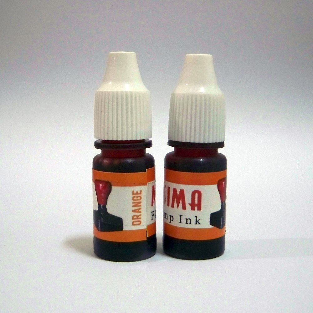 

Stok Ready Tinta stempel flash warna Orange Obral