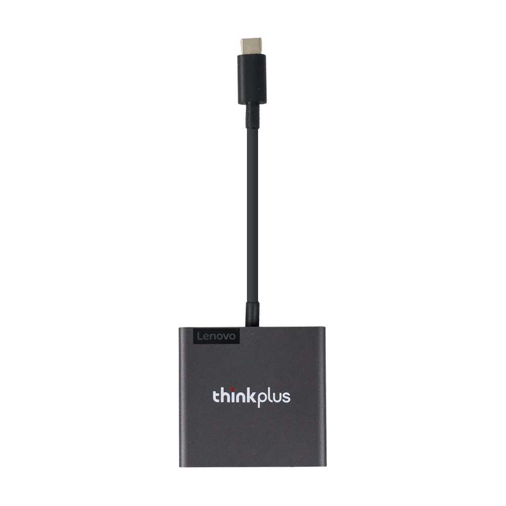 LENOVO THINKPLUS VIDEO ADAPTER USB TYPE C to HDMI 4K VGA ADAPTOR VIDIO HP HANDPHONE ke LAPTOP MURAH