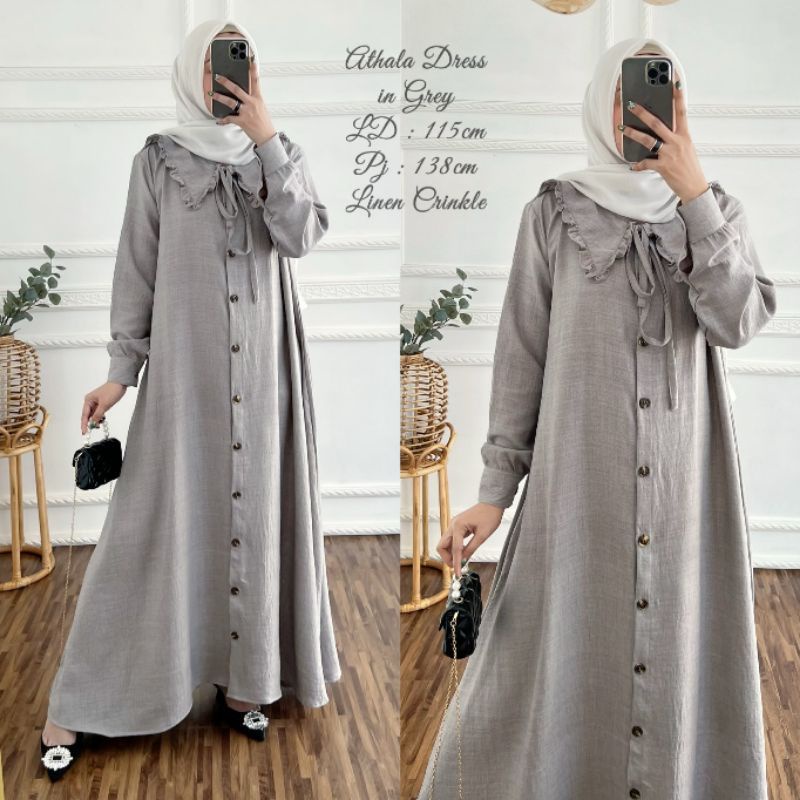 ATHALA DRESS MAXY CRINGKEL AIRFLOW