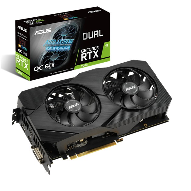 ASUS GeForce RTX 2060 Dual EVO OC - 6GB GDDR6