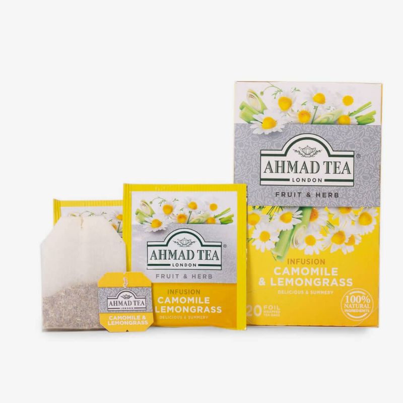 

AHMAD TEA Camomile & Lemongrass Infusion 20 Teabags