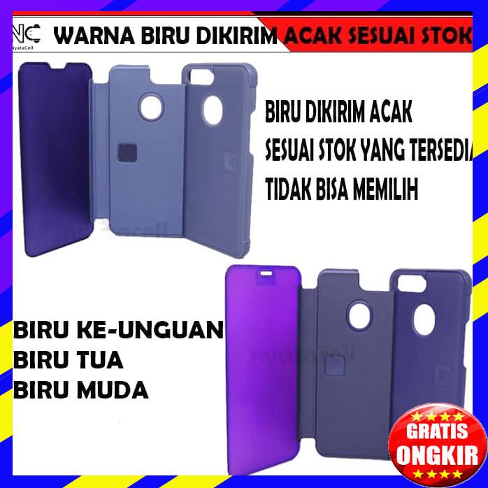 ACC HP VIVO V17 PRO FLIP COVER MIRROR STAND CASE HARD FLIP COVER