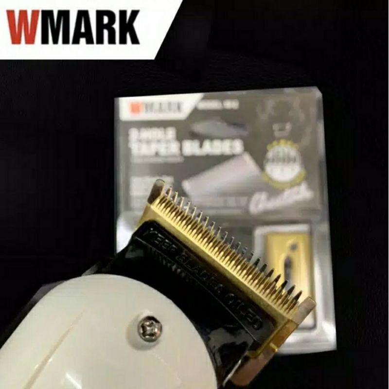 Mata Pisau Cukur Wahl / Sparepart Pisau Cukur Wahl Clip Blade Set Warna Gold