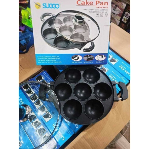 SUGGO cetakan 7 cekung Buat kue srabi dan apem